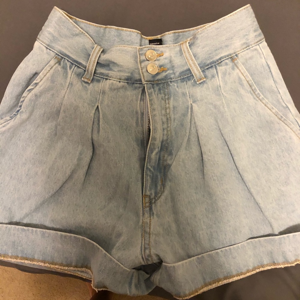 Denim mom shorts NWOT